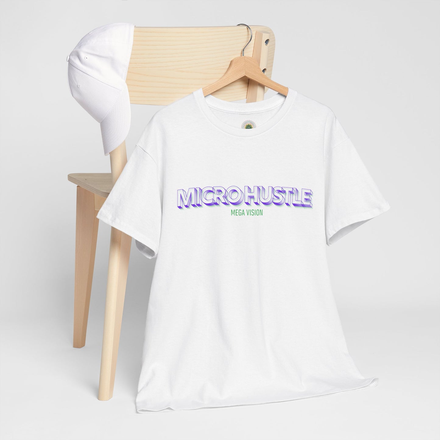 Sobre Todo - Micro Hustle. Mega Vision | Inspirational Shirt, Casual Wear, Gift for Entrepreneurs, Motivation Tee, Hustle Apparel