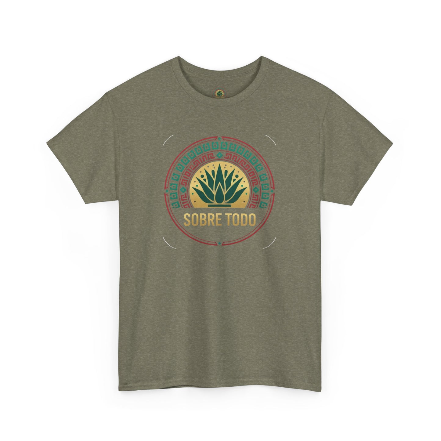 Sobre Todo - Onnit Logo "Dig Deep, Sin Rajar" - Unisex Heavy Cotton Tee, Casual Wear, Fitness Apparel,Everyday Comfort
