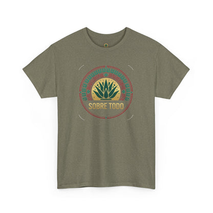 Sobre Todo - Onnit Logo "Dig Deep, Sin Rajar" - Unisex Heavy Cotton Tee, Casual Wear, Fitness Apparel,Everyday Comfort