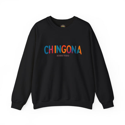 Sobre Todo - Chingona Floral Sweatshirt - Crewneck