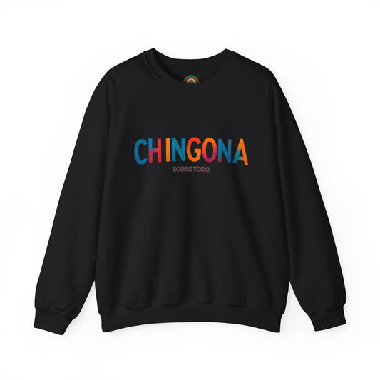 Sobre Todo - Chingona Floral Sweatshirt - Crewneck