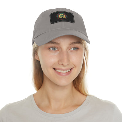 Sobre Todo - Dad Hat With Grey Leather Patch