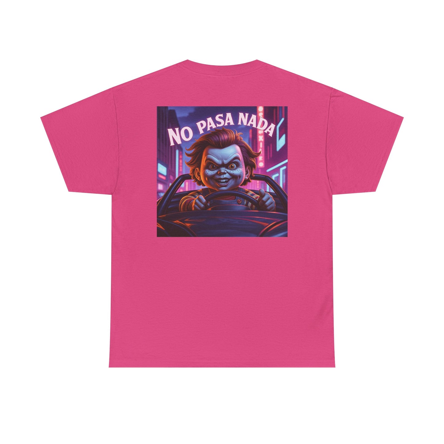 Sobre Todo - No Pasa Nada Chucky Graphic - Unisex Heavy Cotton T-Shirt