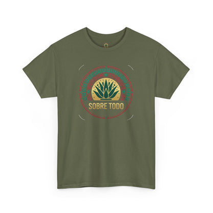 Sobre Todo - Onnit Logo "Dig Deep, Sin Rajar" - Unisex Heavy Cotton Tee, Casual Wear, Fitness Apparel,Everyday Comfort