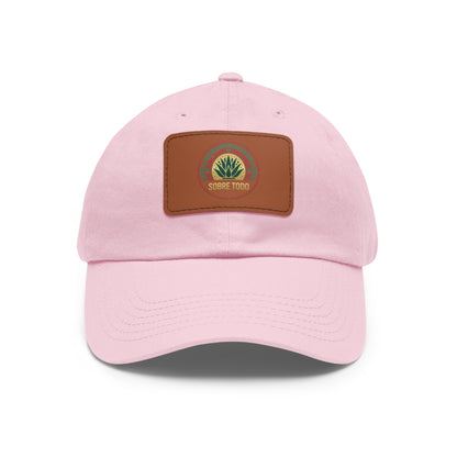 Sobre Todo - Dad Hat With Grey Leather Patch