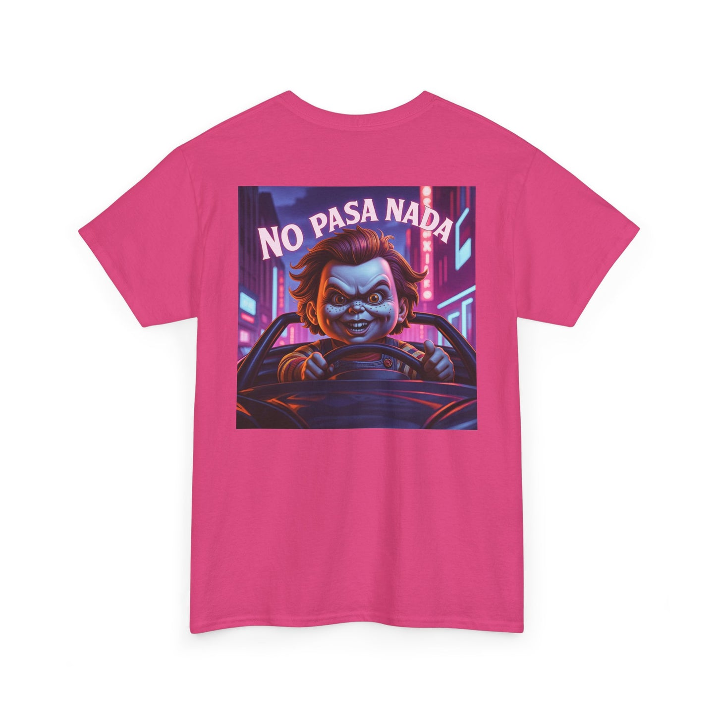 Sobre Todo - No Pasa Nada Chucky Graphic - Unisex Heavy Cotton T-Shirt