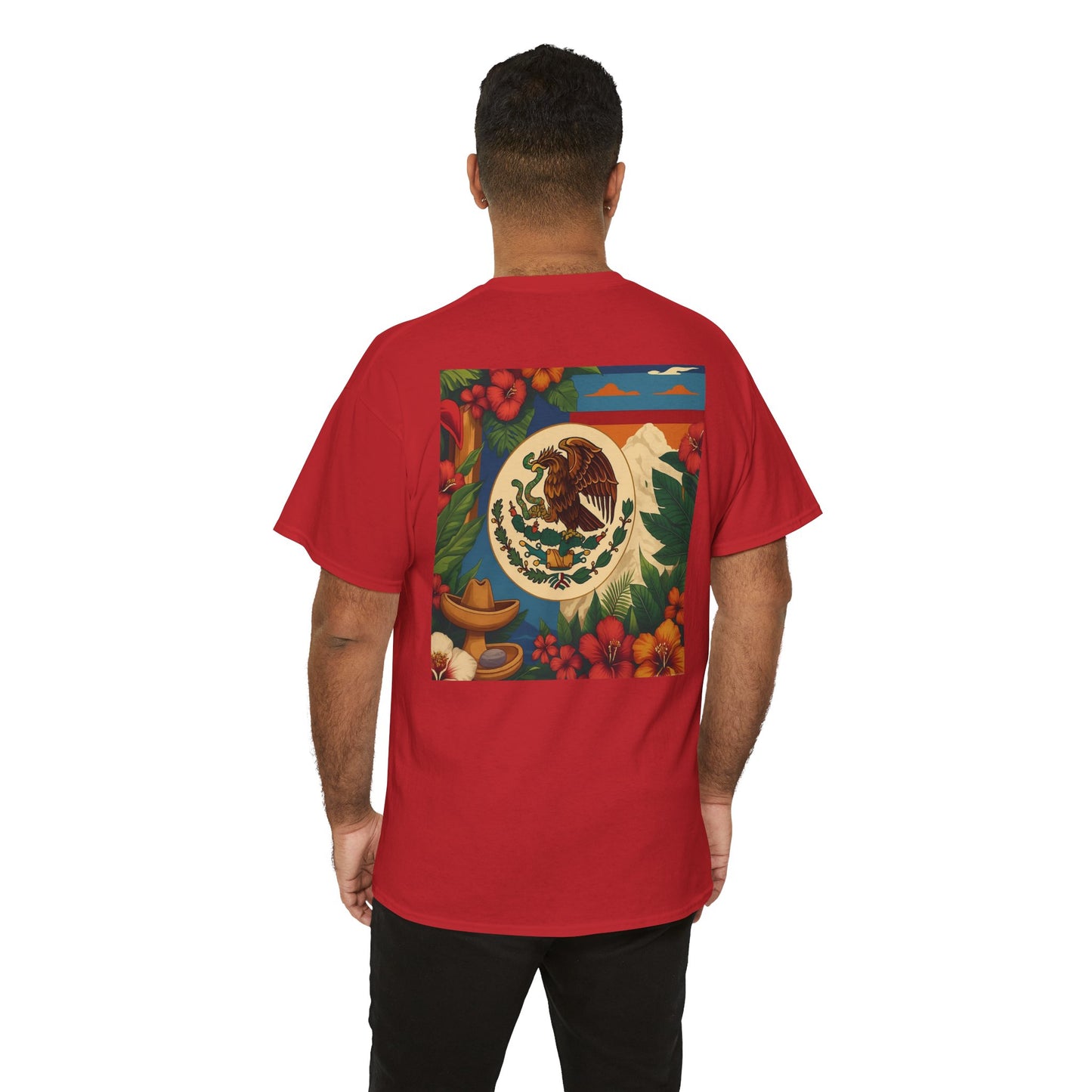 Sobre Todo - Mexican Heritage Unisex Heavy Cotton Tee, Casual Tee, Culture Shirt, Travel T-Shirt, Graphic Tee