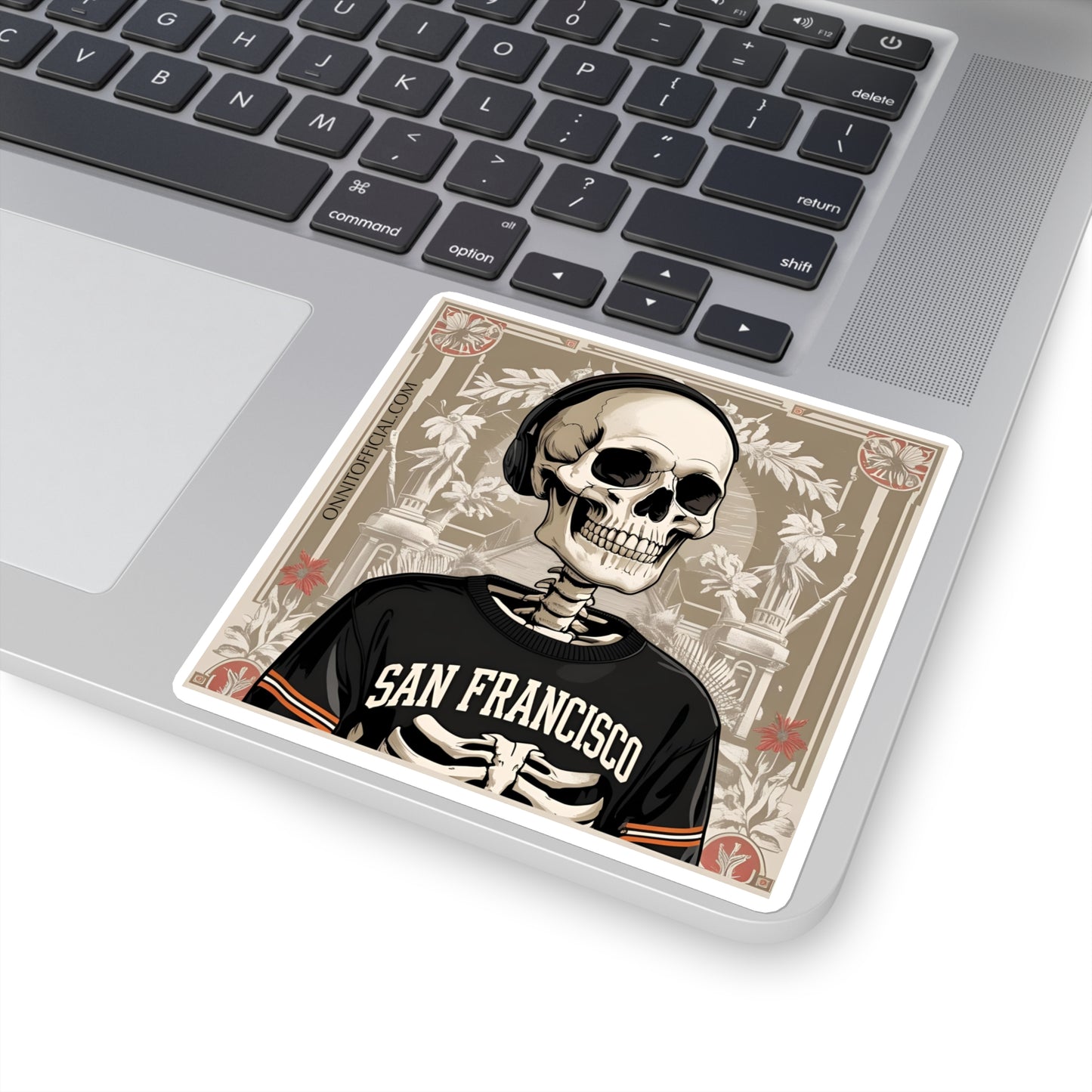 SF Skater Bones – San Francisco Skeleton Sticker