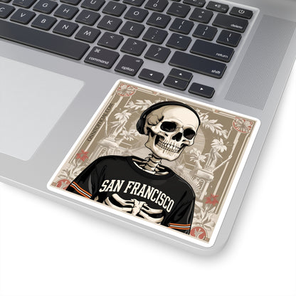 SF Skater Bones – San Francisco Skeleton Sticker