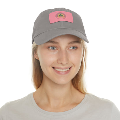 Sobre Todo - Dad Hat With Grey Leather Patch