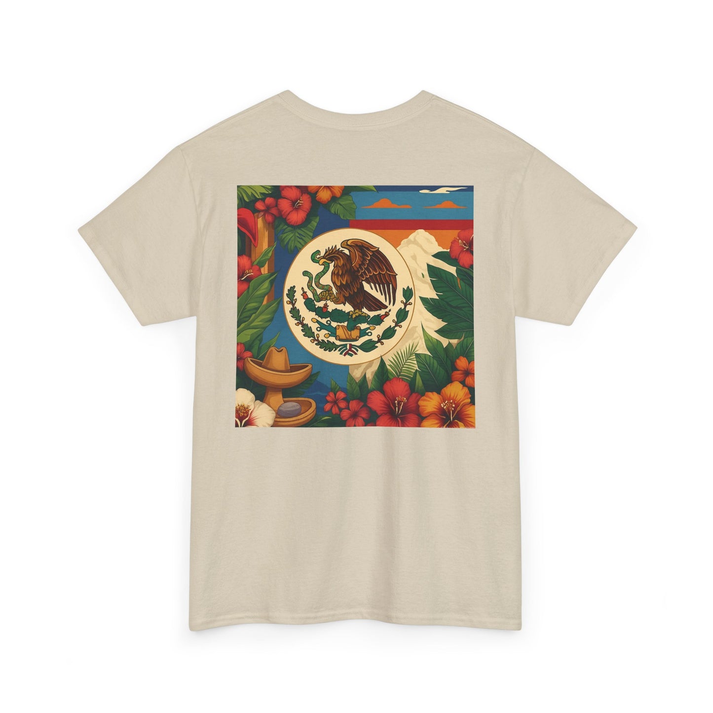 Sobre Todo - Mexican Heritage Unisex Heavy Cotton Tee, Casual Tee, Culture Shirt, Travel T-Shirt, Graphic Tee