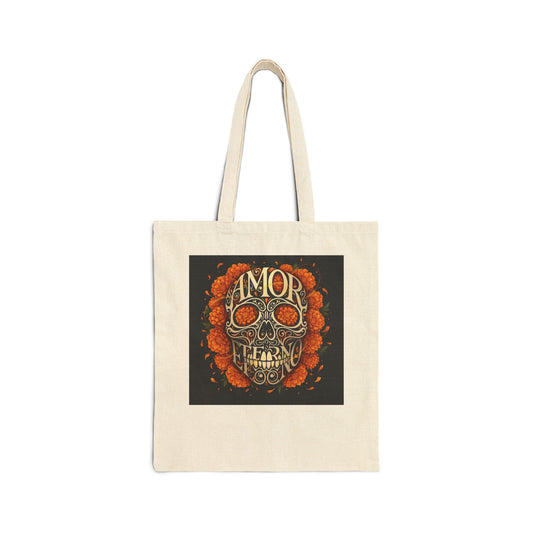 Sobre Todo - Amor Skulls Tote Bag | Stylish Cotton Canvas Bag for Festivals, Gift for Moms, Eco-Friendly Shopping Helper, Día de los Muertos Tote, [...]