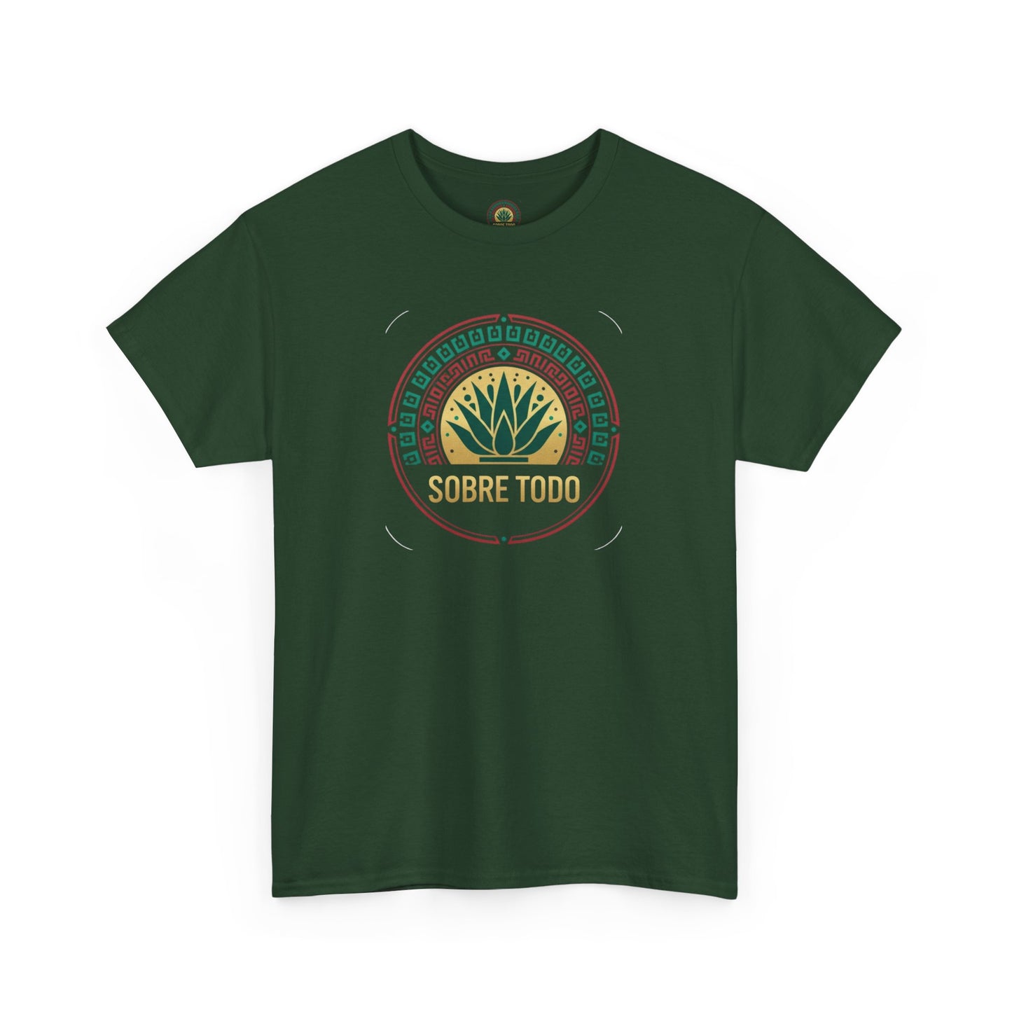 Sobre Todo - Mexican Heritage Unisex Heavy Cotton Tee, Casual Tee, Culture Shirt, Travel T-Shirt, Graphic Tee