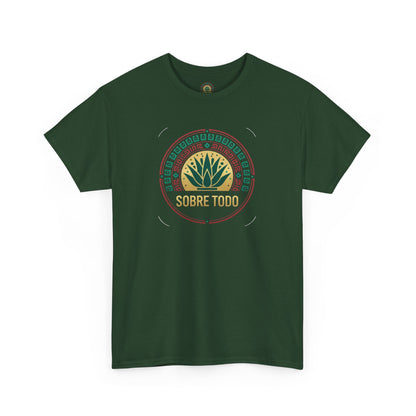 Sobre Todo - Mexican Heritage Unisex Heavy Cotton Tee, Casual Tee, Culture Shirt, Travel T-Shirt, Graphic Tee