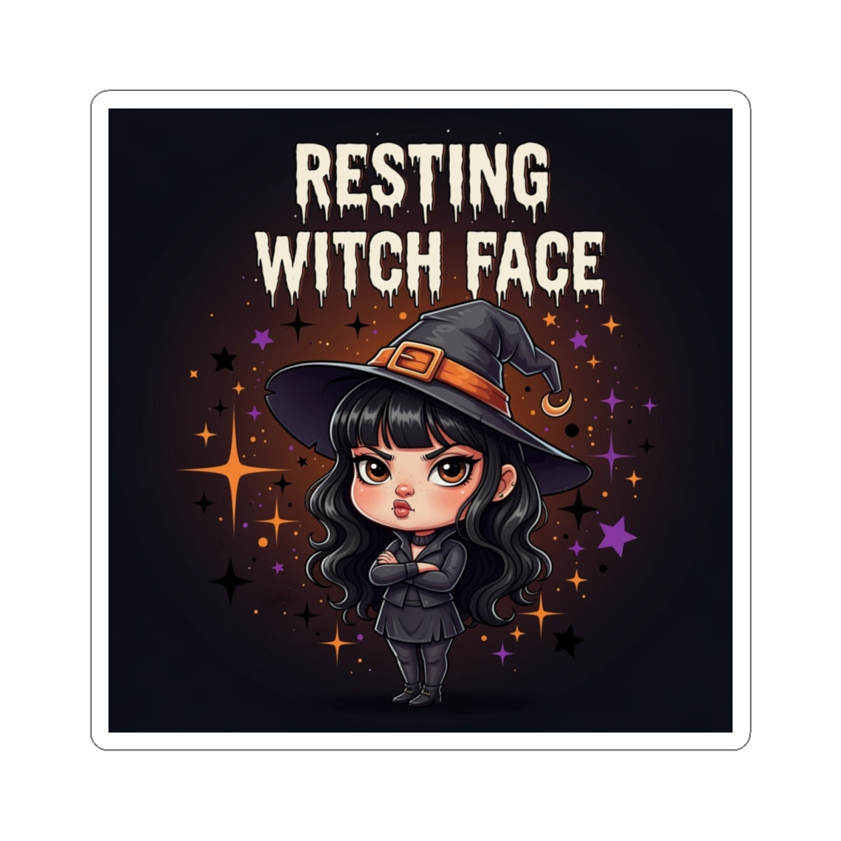 Sobre Todo - Resting Witch Face Sticker