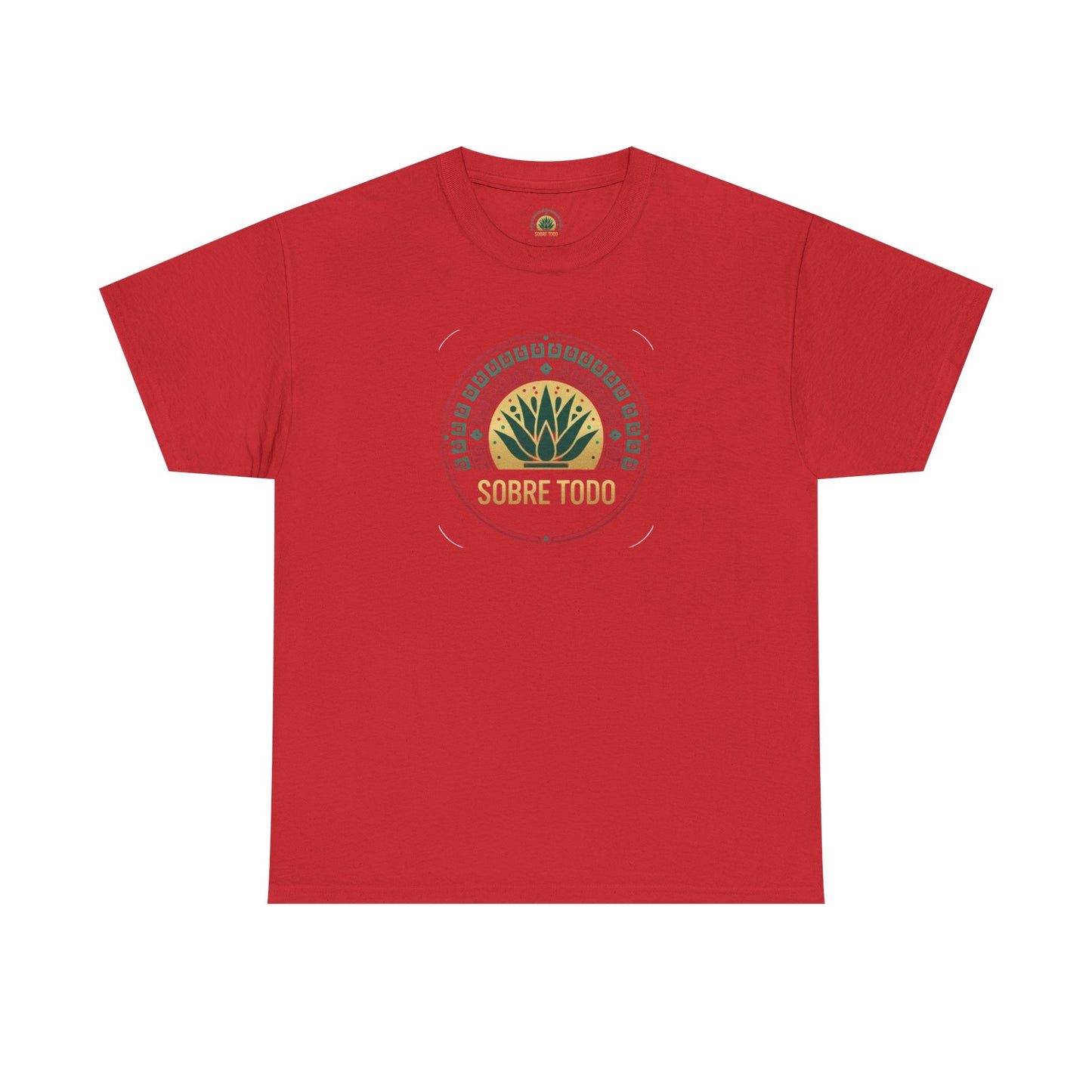 Sobre Todo - Mexican Heritage Unisex Heavy Cotton Tee, Casual Tee, Culture Shirt, Travel T-Shirt, Graphic Tee