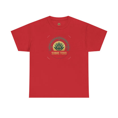 Sobre Todo - Mexican Heritage Unisex Heavy Cotton Tee, Casual Tee, Culture Shirt, Travel T-Shirt, Graphic Tee