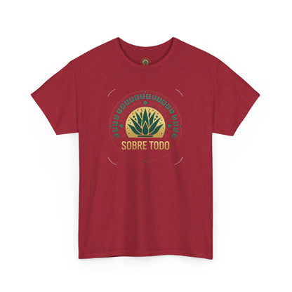 Sobre Todo - Onnit Logo "Dig Deep, Sin Rajar" - Unisex Heavy Cotton Tee, Casual Wear, Fitness Apparel,Everyday Comfort