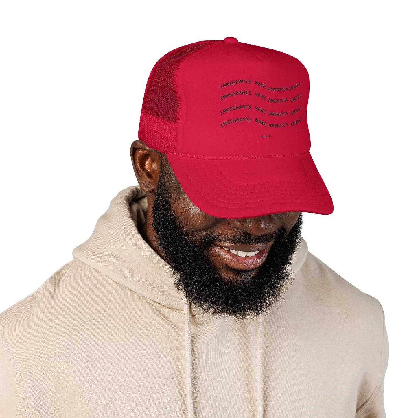 •ONNIT• Immigrants Make America Great | Trucker Hat