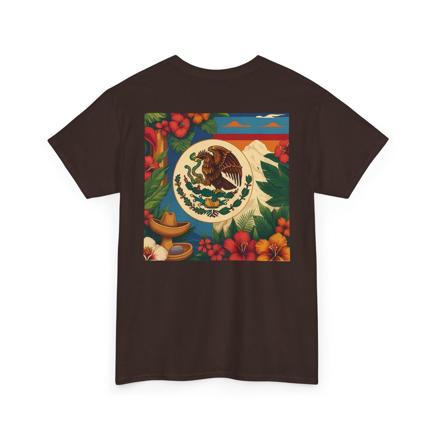 Sobre Todo - Mexican Heritage Unisex Heavy Cotton Tee, Casual Tee, Culture Shirt, Travel T-Shirt, Graphic Tee