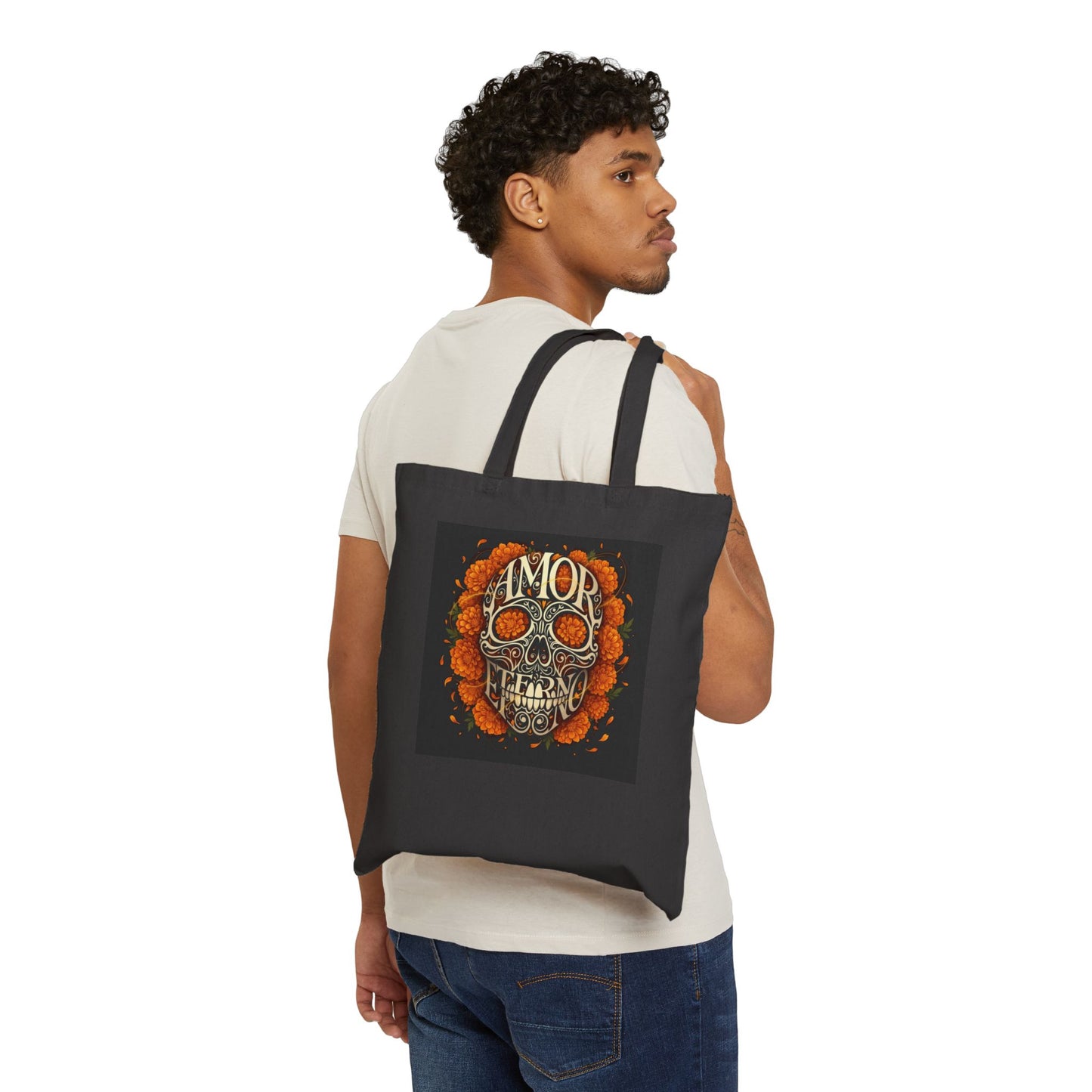 Sobre Todo - Amor Skulls Tote Bag | Stylish Cotton Canvas Bag for Festivals, Gift for Moms, Eco-Friendly Shopping Helper, Día de los Muertos Tote, [...]