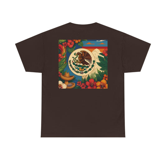 Sobre Todo - Mexican Heritage Unisex Heavy Cotton Tee, Casual Tee, Culture Shirt, Travel T-Shirt, Graphic Tee