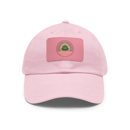 Sobre Todo - Dad Hat With Grey Leather Patch