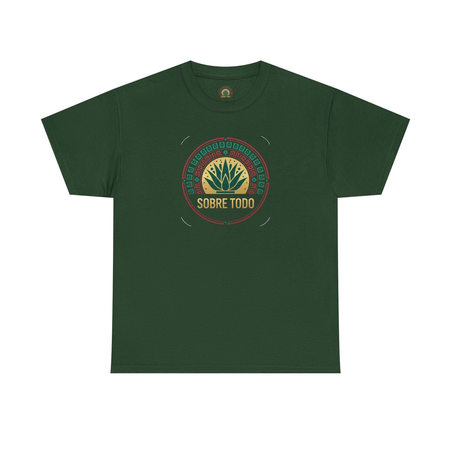 Sobre Todo - Mexican Heritage Unisex Heavy Cotton Tee, Casual Tee, Culture Shirt, Travel T-Shirt, Graphic Tee