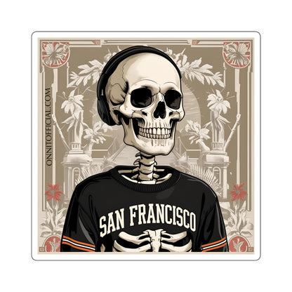 SF Skater Bones – San Francisco Skeleton Sticker