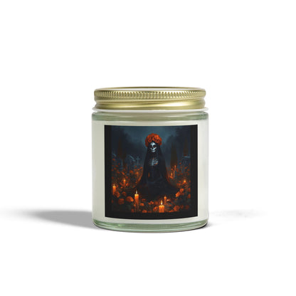 Sobre Todo - Mystical Skull Scented Candle | Coconut Apricot Wax | Halloween Decor, Aromatherapy Gift, Home Fragrance, Goth Style, Gothic
