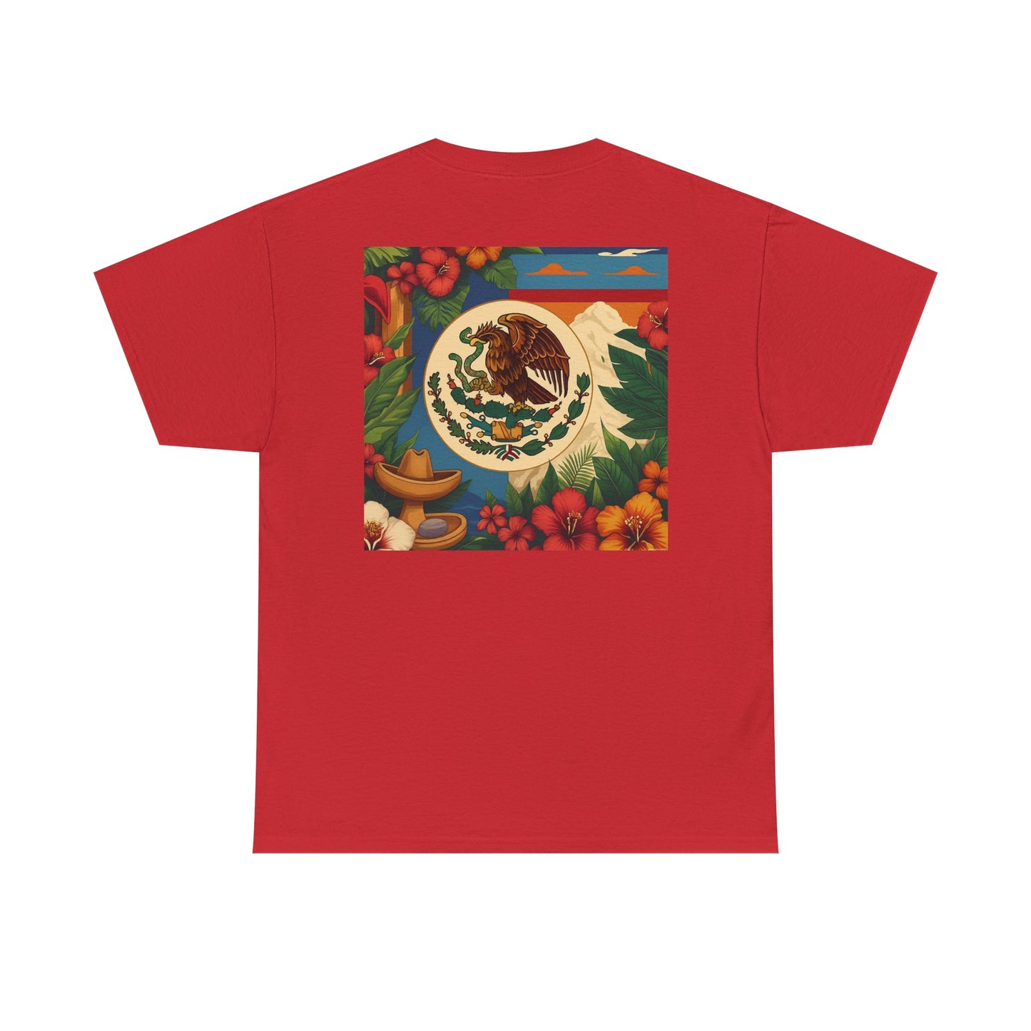 Sobre Todo - Mexican Heritage Unisex Heavy Cotton Tee, Casual Tee, Culture Shirt, Travel T-Shirt, Graphic Tee