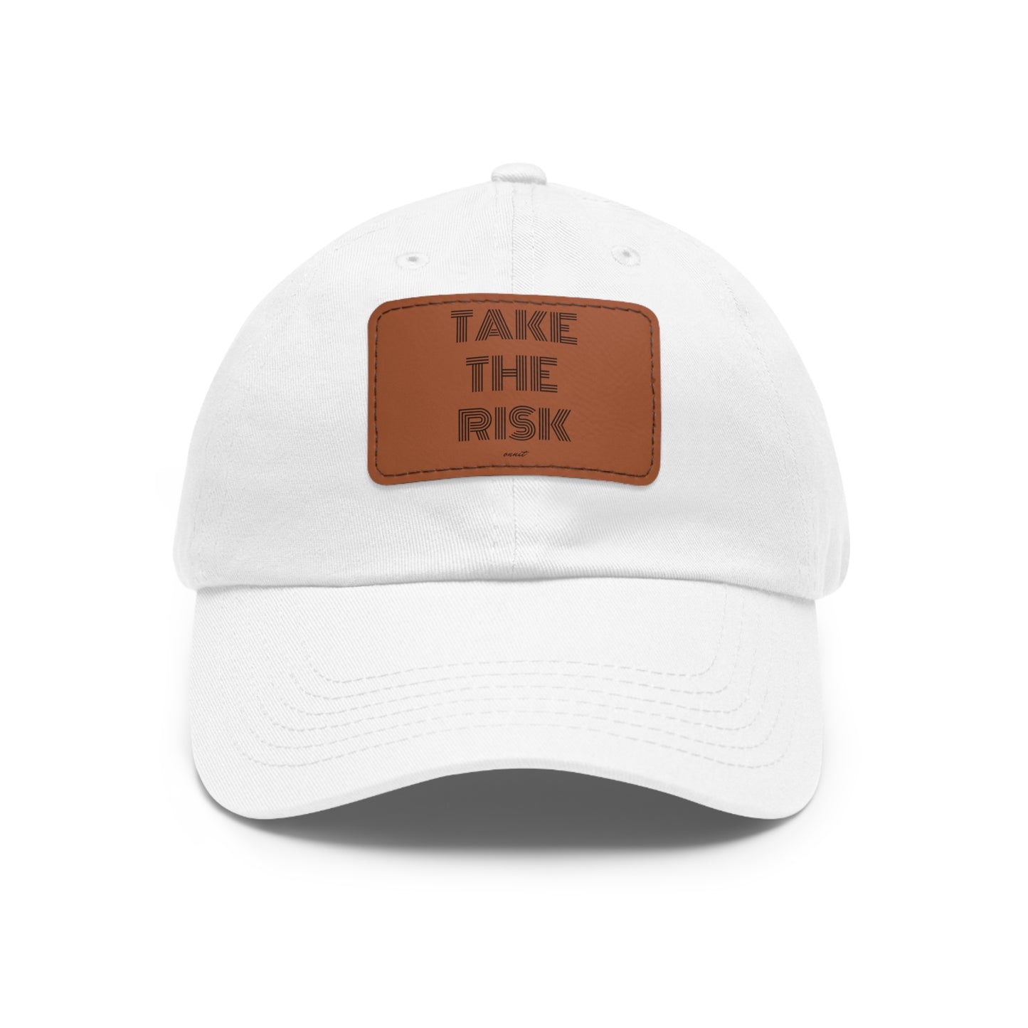 •ONNIT• - Take The Risk – Bold Streetwear Snapback Hat | Stylish Dad Hat with Leather Patch