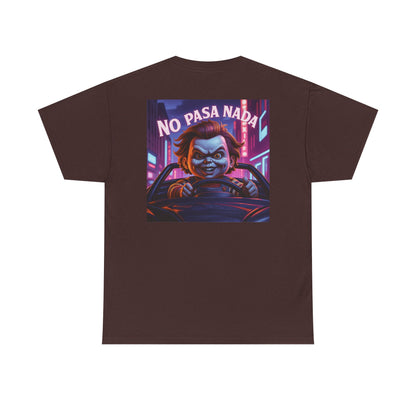 Sobre Todo - No Pasa Nada Chucky Graphic - Unisex Heavy Cotton T-Shirt