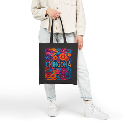 Sobre Todo - Chingona Floral- Cotton Tote Bag