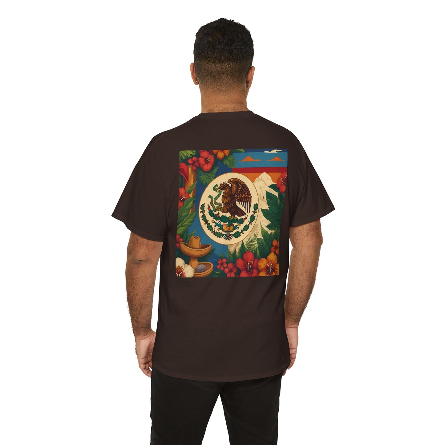 Sobre Todo - Mexican Heritage Unisex Heavy Cotton Tee, Casual Tee, Culture Shirt, Travel T-Shirt, Graphic Tee