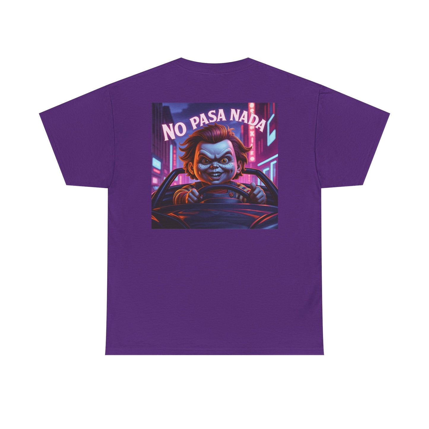 Sobre Todo - No Pasa Nada Chucky Graphic - Unisex Heavy Cotton T-Shirt