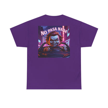 Sobre Todo - No Pasa Nada Chucky Graphic - Unisex Heavy Cotton T-Shirt