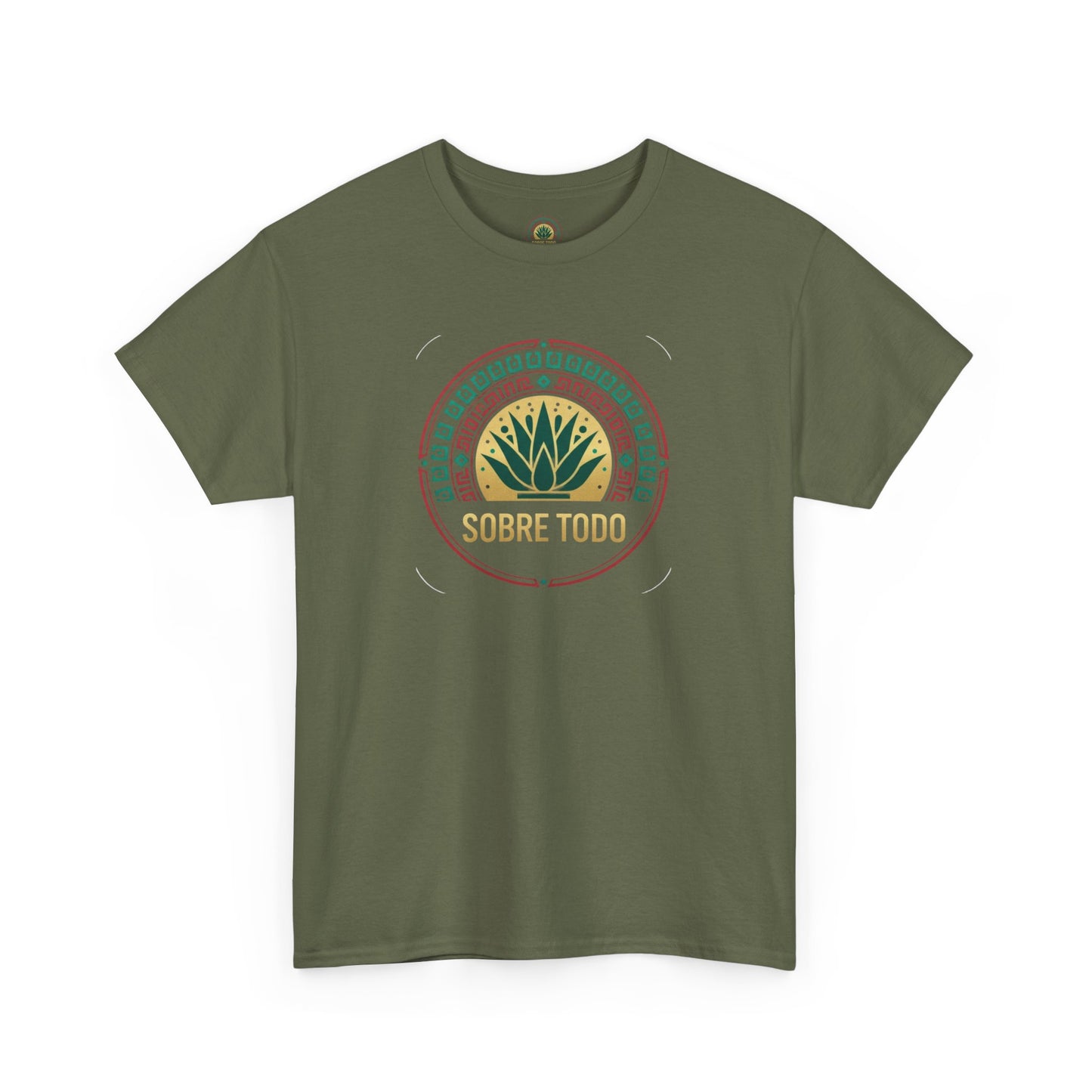 Sobre Todo - Mexican Heritage Unisex Heavy Cotton Tee, Casual Tee, Culture Shirt, Travel T-Shirt, Graphic Tee