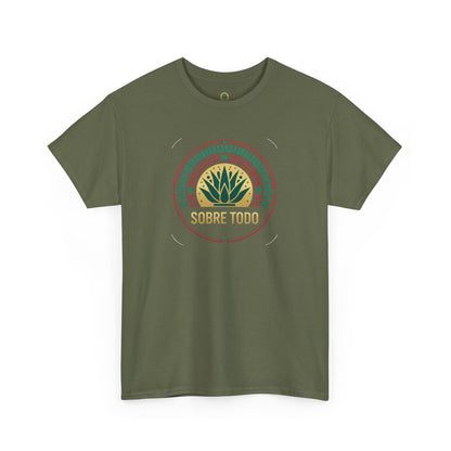 Sobre Todo - Mexican Heritage Unisex Heavy Cotton Tee, Casual Tee, Culture Shirt, Travel T-Shirt, Graphic Tee