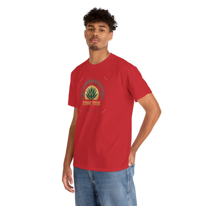 Sobre Todo - Mexican Heritage Unisex Heavy Cotton Tee, Casual Tee, Culture Shirt, Travel T-Shirt, Graphic Tee