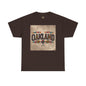 Sobre Todo - Oakland Floral Unisex Heavy Cotton Tee, Vintage Style Shirt, Casual Wear, Local Pride Apparel