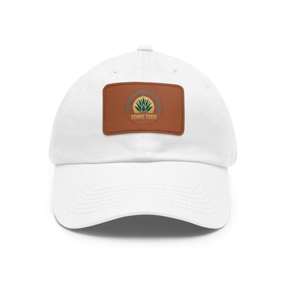 Sobre Todo - Dad Hat With Grey Leather Patch
