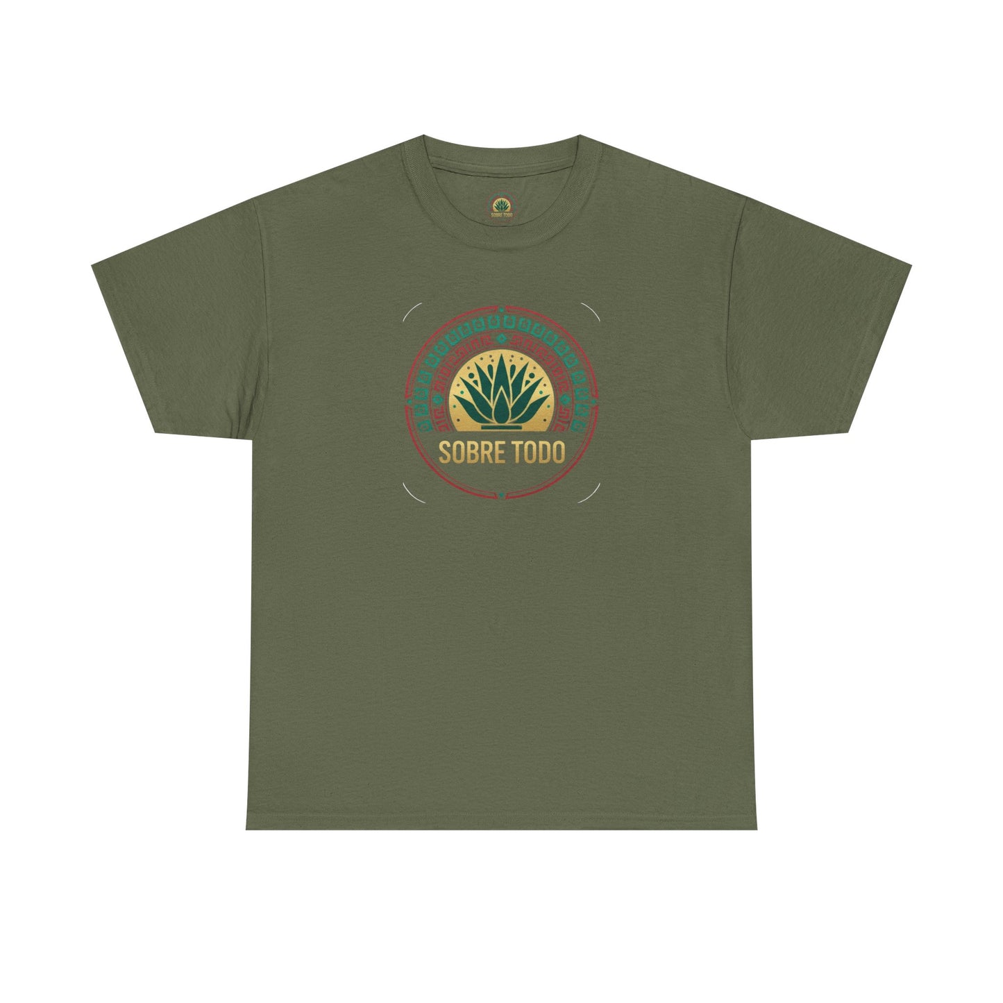 Sobre Todo - Mexican Heritage Unisex Heavy Cotton Tee, Casual Tee, Culture Shirt, Travel T-Shirt, Graphic Tee