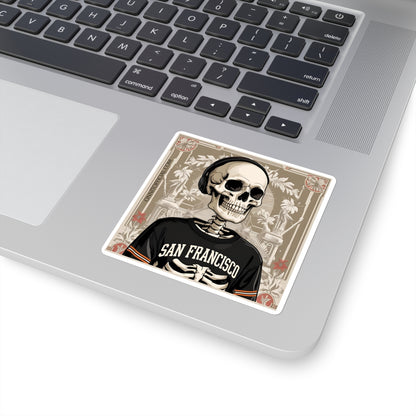 SF Skater Bones – San Francisco Skeleton Sticker